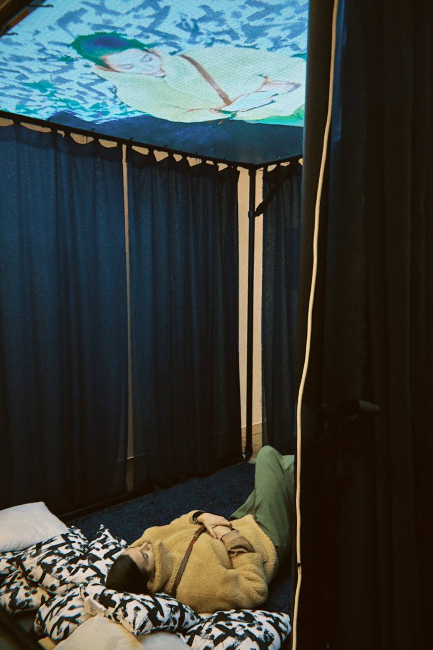 Detail van de LUCIDE-installatie.