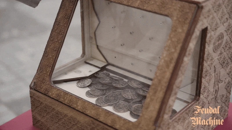 Feudal Machine installation still.